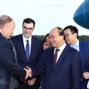 Prime Minister arrives in Russia, beginning official visit