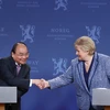 Vietnamese, Norwegian PMs co-chair press conference 