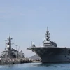 Japanese naval vessels visit Vietnam 