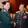Defence minister affirms ties with Laos 