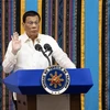 Philippine President vows to continue drugs, corruption fight