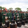 Binh Phuoc: Remains of fallen soldiers from Cambodia reburied