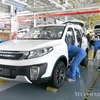 China-Myanmar joint venture rolls out first car assembled in Myanmar