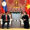 Top legislator meets Lao NA Vice President 