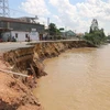 An Giang province's highway collapses into river