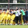 PM shows support for players before World Cup qualifier in Thailand