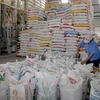 Eight-month rice exports down