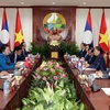 Vietnamese, Lao top legislators hold talks