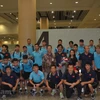 Vietnam’s national football squad welcomed in Indonesia 