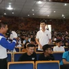 Can Tho students trained on safe driving 