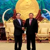 Chairman of Presidential Office meets Lao Party leader 