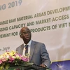 Meeting talks sustainable development of agricultural material areas