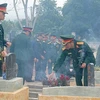 Reburial service held for soldier remains repatriated from Laos