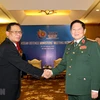 Defence Minister receives Indonesian army official 