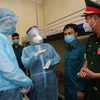 Vice President visits anti-pandemic force of Hanoi Capital High Command