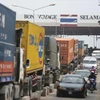 Thailand’s cross-border trade down 7.6 percent in Q1