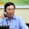 Vietnamese, Italian FMs hold phone talks 