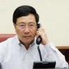 Deputy PM Pham Binh Minh holds phone talk with US Secretary of State 