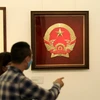 Original sketches of Vietnam’s national emblem on show