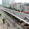 Hoang Quoc Viet-Nguyen Van Huyen flyover in Hanoi opens to traffic