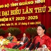 Top legislator attends Quang Ninh Party organisation’s congress