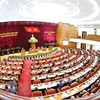 Party Central Committee discuss documents on second working day of 13th session