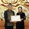 Indonesian Ambassador honoured with peace–friendship insignia 