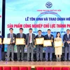 Hanoi honours key industrial products