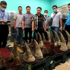Over 90kg of suspected rhino horns seized at Tan Son Nhat airport 