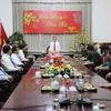 Front leader pays pre-Tet visit to Military Zone 9 High Command