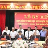 Consulting contract on Hoa Binh planning signed