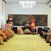 State President hosts Vietnam Buddhist Sangha leaders