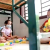 Children placed in quarantine at a military camp in the northern province of Vinh Phuc. (Photo: VNA)