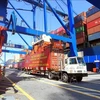 Container cargo via seaports sees double-digit growth