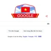 Google marks Vietnam's National Day with national flag doodle