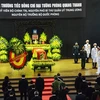 State funeral held for former Defence Minister Phung Quang Thanh 