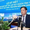Thai Binh province signs MOU on planning work in 2021-2030 