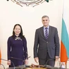 Vice President meets acting Prime Minister, Foreign Minister of Bulgaria