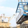 Four more trains of Metro Line No.1 arrive in HCM City 