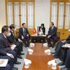 Deputy PM Le Minh Khai holds talks with RoK counterpart Hong Nam-ki