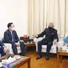 NA Chairman receives Indian Minister of External Affairs