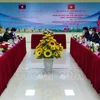 Quang Binh, Khammoune sign cooperation agreement 