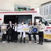 Ambulances presented to five localities in COVID-19 fight