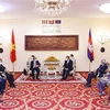President Nguyen Xuan Phuc meets Cambodian legislative leaders