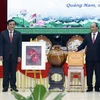 President meets former officials of Quang Nam 
