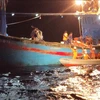 Fisherman saved after accident at sea