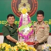 Tay Ninh border guard pay New Year visit to Cambodia’s armed forces