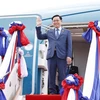 NA Chairman arrives in Vientiane, beginning official visit to Laos