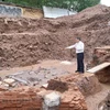 New vestiges found during excavation at Thang Long Imperial Citadel
