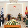 Defence Minister welcomes senior official from Israel